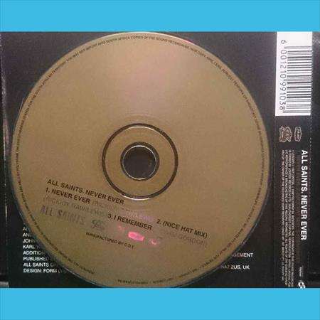 All Saints:Never Ever : CD Single : CD