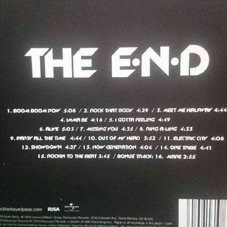 The Black Eyed Peas:The E.N.D. : CD