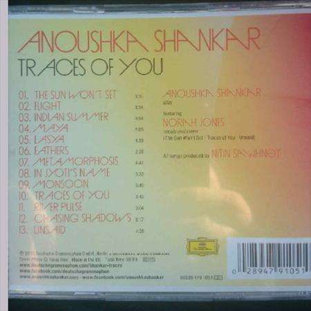 Anoushka Shankar:Traces of You : CD