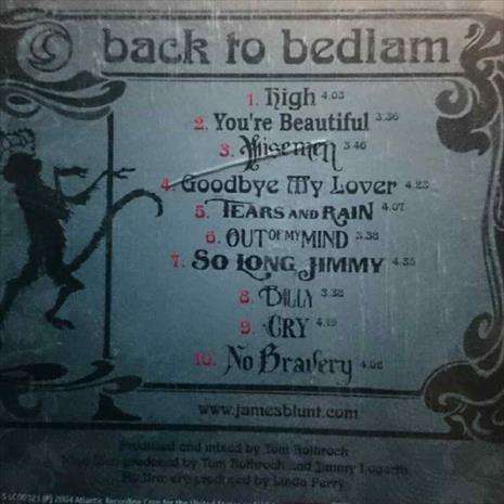 James Blunt:Back to Bedlam : CD