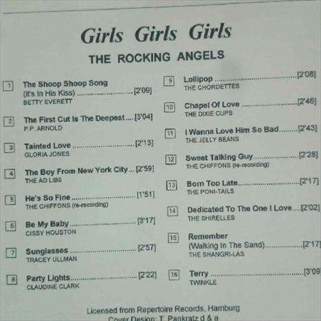 Girls Girls Girls:The Rocking Angels : CD