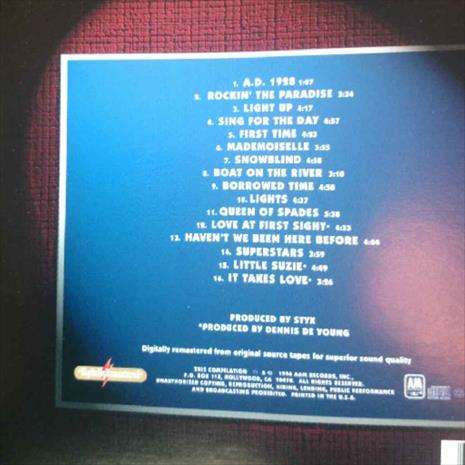 Styx:Greatest Hits Part 2 : CD