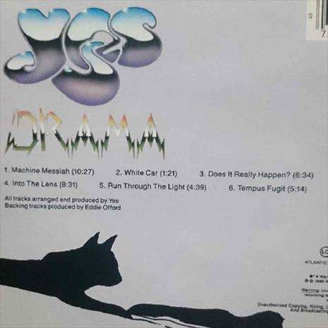 Yes:Drama : CD