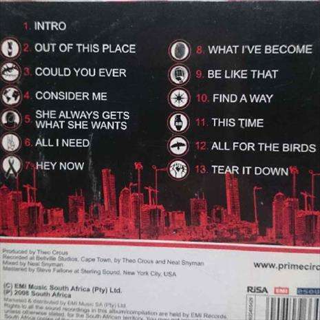 Prime Circle:All or Nothing : CD