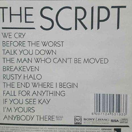 The Script:The Script : CD