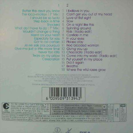 Kyly Minogue:Ultimate : 2 CD Set : Made in RSA : CD
