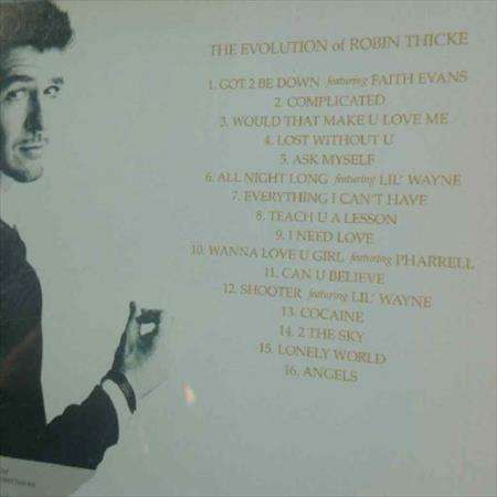 The Evolution of Robin Thicke:The Evolution of Robin Thicke : CD