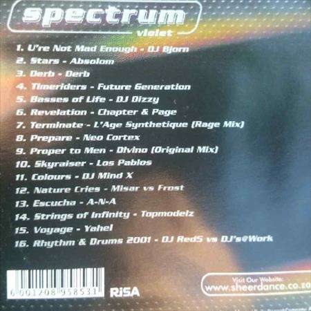 Spectrum:Mixed by Dizzy : CD