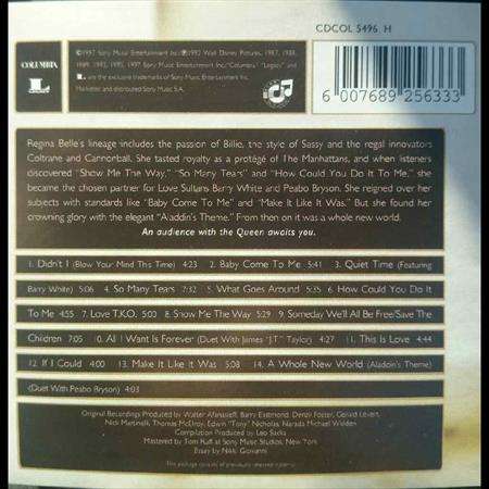 Regina Belle:The Best of : Baby Come to Me : CD