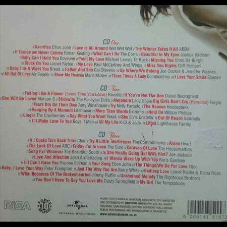 The Only Love Songs Album Youll Ever Need:3 CD Set : CD