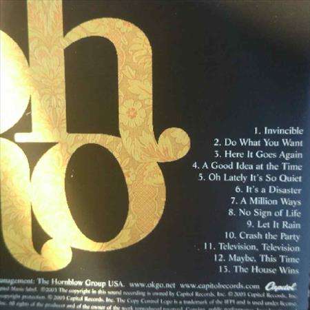 OK Go:Oh No : CD