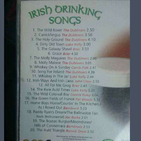 25 of the Best Irish Drinking Songs Volume 2:25 of the Best Irish Drinking Songs Volume 2 : CD