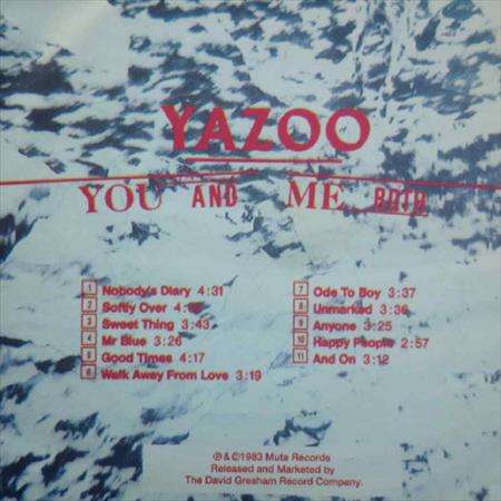 Yazoo: You and Me Both : CD