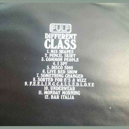 Pulp:Different Class : CD