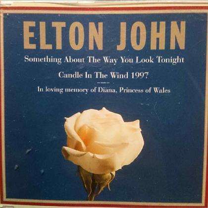 Elton John: Something About the way you look tonight : Candle in the Wind CD Single : CD