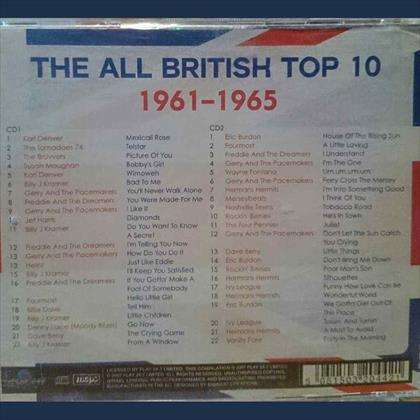 The All British Top 10: 1961 - 1965 : CD