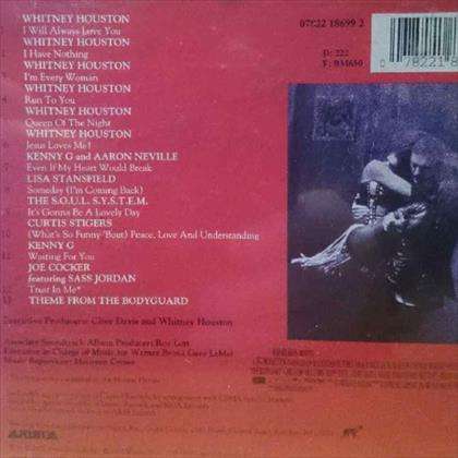 The Bodyguard:Original Soundtrack Album : CD