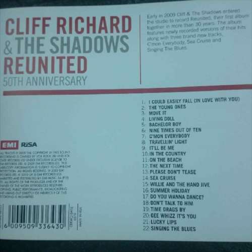 Cliff Richard and the Shadows: Reunited : CD