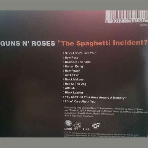 Guns and Roses:Guns n' Roses : The Spaghetti Incident : CD