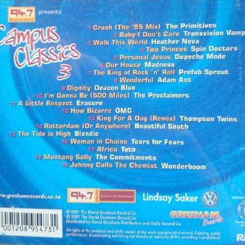 Campus Classics 3: Various Artists : CD
