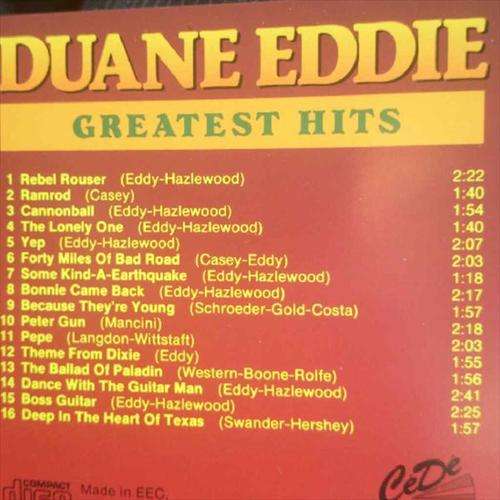 Duane Eddie: Greatest Hists : CD