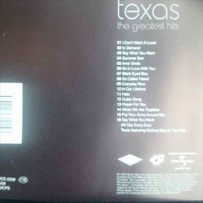 Texas:The Greatest Hits : CD