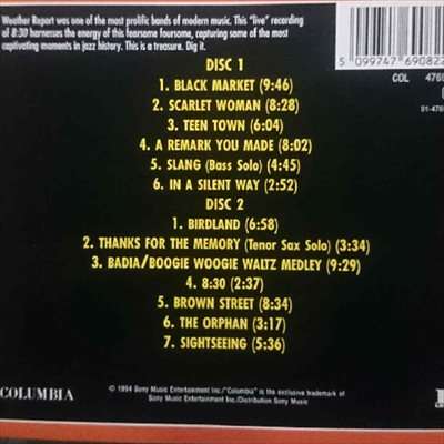 Weather Report:8:30 : CD