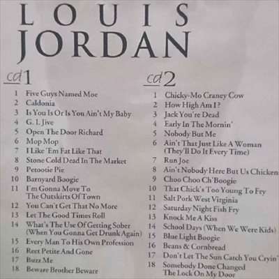 Louis Jordan: G I Jive : 2 CD Set : CD
