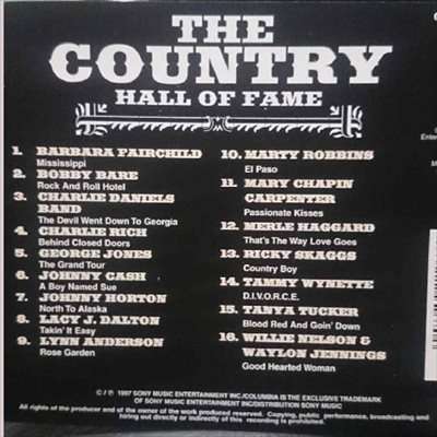 The Country Hall of Fame: Various Artists : CD