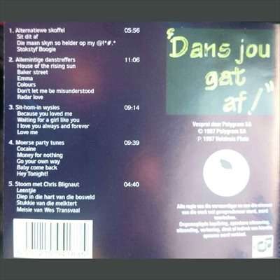 Dans Jou Gat Af!: Dans Jou Gat Af! : CD
