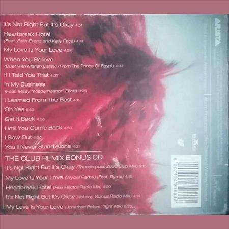 Whitney Houston:My Love is Your love :  Cd plus Cd Single : Made in RSA : CD