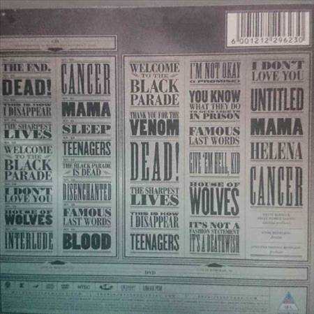 My Chemical Romance:the black parade is dead : CD plus DVD : CD