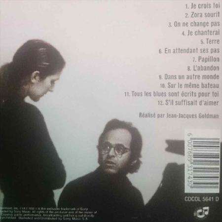 Celine Dion:Her 2nd French Album : sil suffisaint daimer : made in RSA : CD