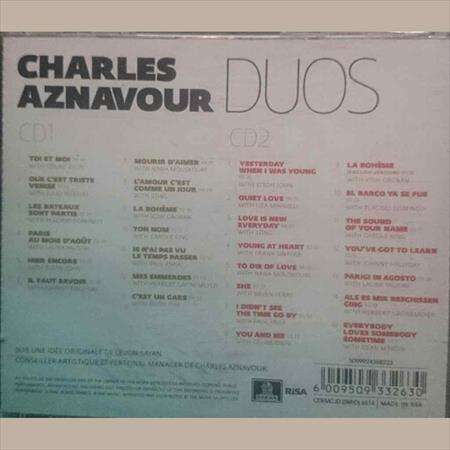 Charles Aznavour:Duos : 2 CD Set : CD