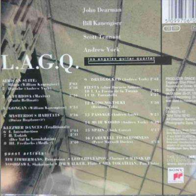L.A.G.Q:Los Angeles Guitar Quartet : CD