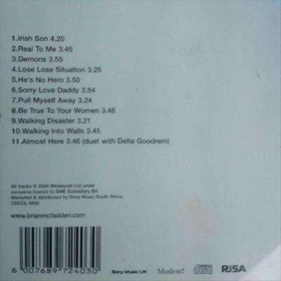 Brian Mc Fadden:Irish Son : CD