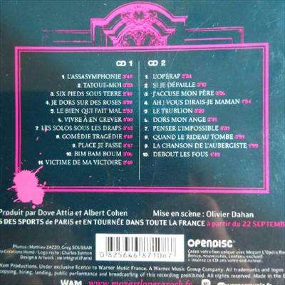 Mozart: L'Opera Rock : CD