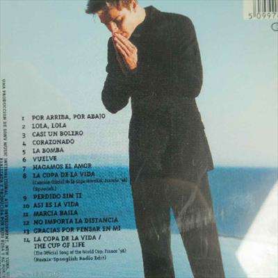 Ricky Martin: Vuelve : CD