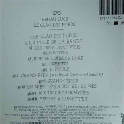 Renan Luce: Le Clan Des Miros : CD