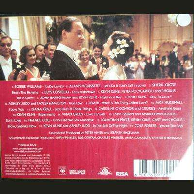 De-Lovely: DeLovely : Music from the Motion picture : Soundtrack : CD