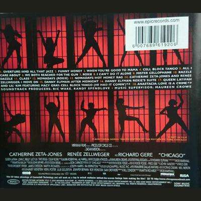 Chicago : Music from the Motion Picture : Soundtrack  (CD for sale)