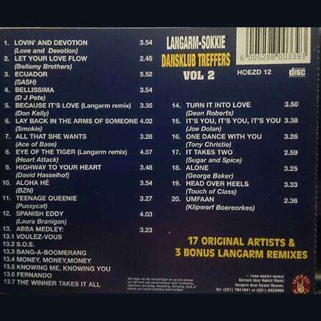 Langarm Sokkie:Dansklub Treffers Vol 2 : CD