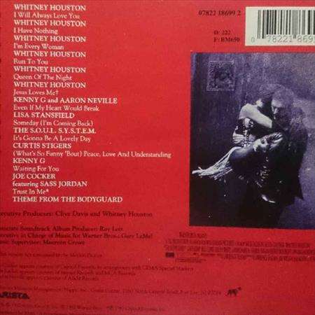 The Bodyguard : Whitney Houston : Original Soundtrack Album : CD