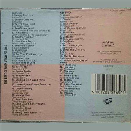 The Best of South African POP Volume 2 : Various Artists : 2 CD Set : CD