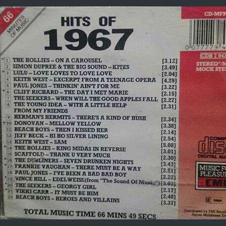 The Hits of 1967 : Various Artists : CD