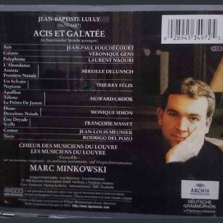 Jean-Baptiste Lully : Acis Et Galatee : Marc Minkowski : CD