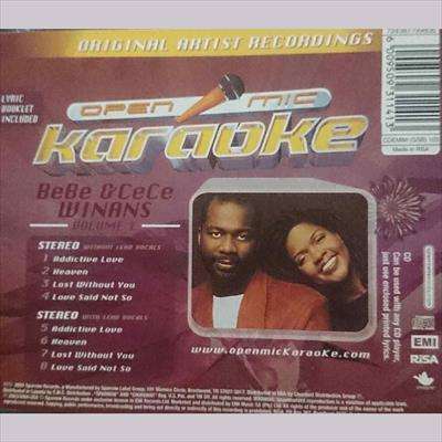 Open Mic : Karaoke : Bebe and Cece Winans : CD