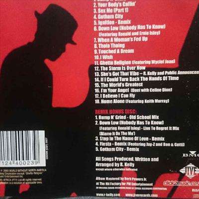 R Kelly : R : The R in R and B : Greatest Hits Collection Volume One : 2 CD : CD