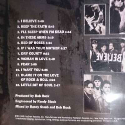 Bon Jovi : Keep the Faith : CD