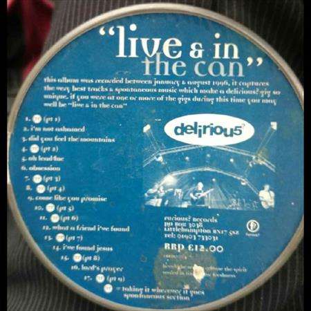 Delirious : Live and in the Can : CD